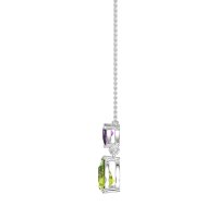 Triangle and Tear Drop Necklace