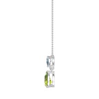 Triangle and Tear Drop Necklace