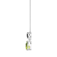 Triangle and Tear Drop Necklace