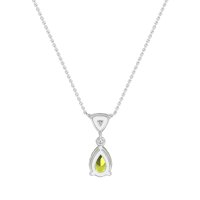 Triangle and Tear Drop Necklace