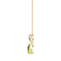 Triangle and Tear Drop Necklace