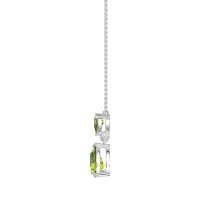Triangle and Tear Drop Necklace