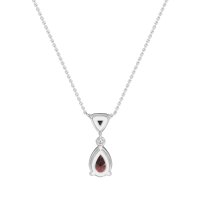 Triangle and Tear Drop Necklace