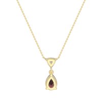 Triangle and Tear Drop Necklace