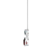 Triangle and Tear Drop Necklace