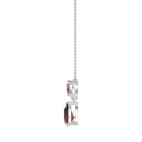 Triangle and Tear Drop Necklace