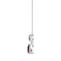 Triangle and Tear Drop Necklace