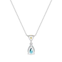 Triangle and Tear Drop Necklace