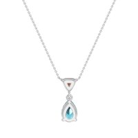 Triangle and Tear Drop Necklace