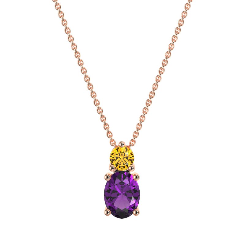 Round and Oval Classic Necklace