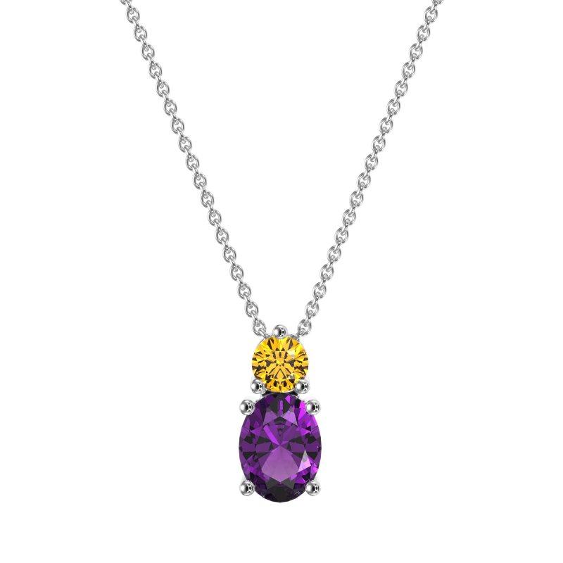 Round and Oval Classic Necklace