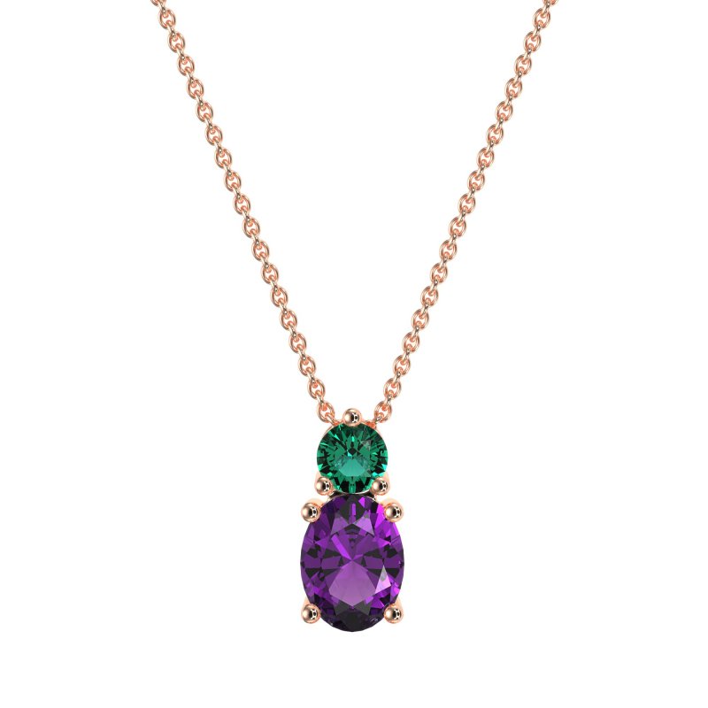 Round and Oval Classic Necklace