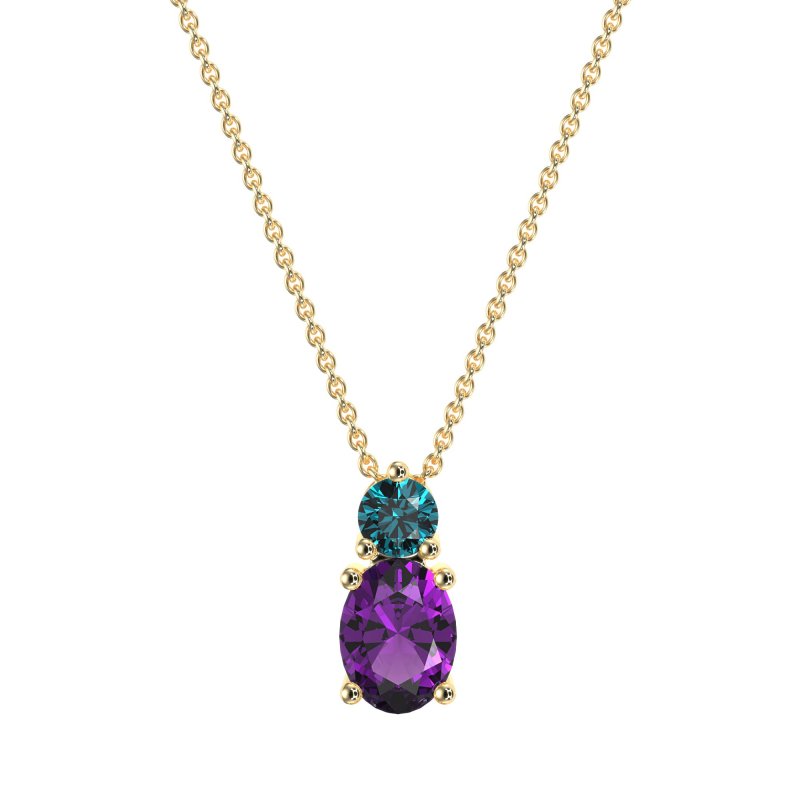 Round and Oval Classic Necklace
