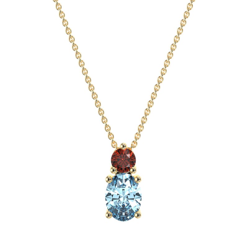 Round and Oval Classic Necklace