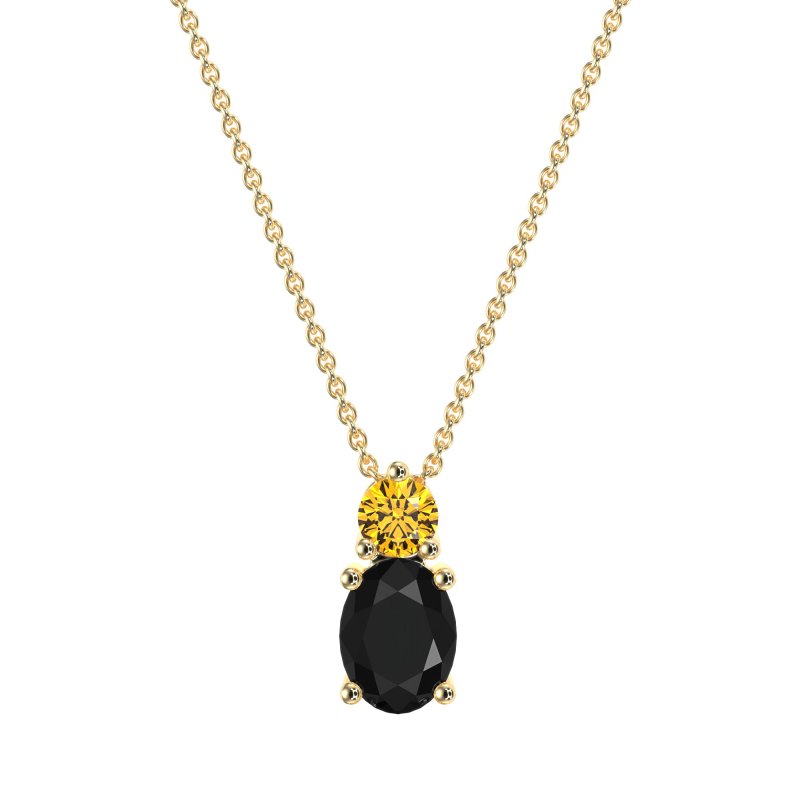 Round and Oval Classic Necklace