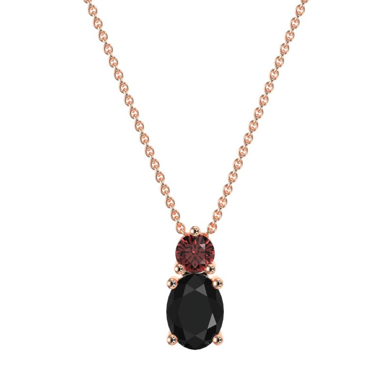 Round and Oval Classic Necklace