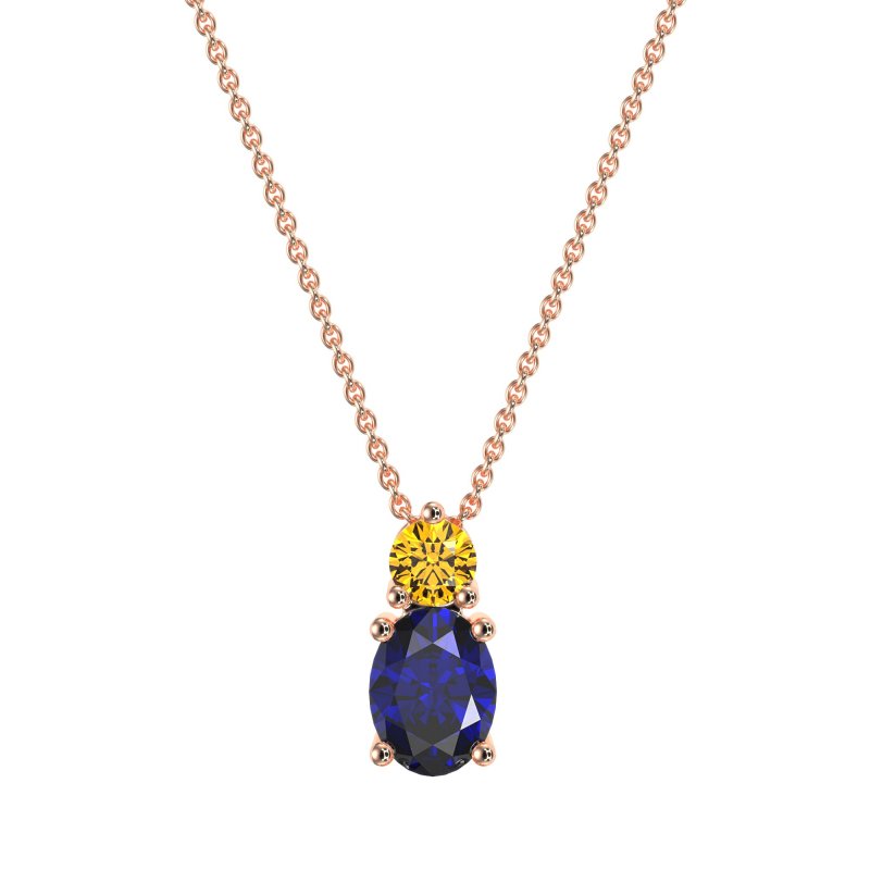 Round and Oval Classic Necklace