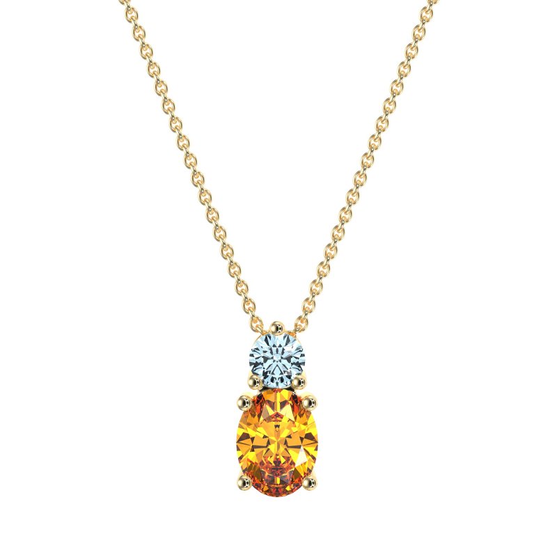 Round and Oval Classic Necklace