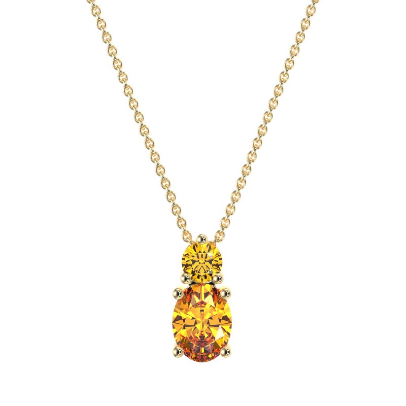 Round and Oval Classic Necklace