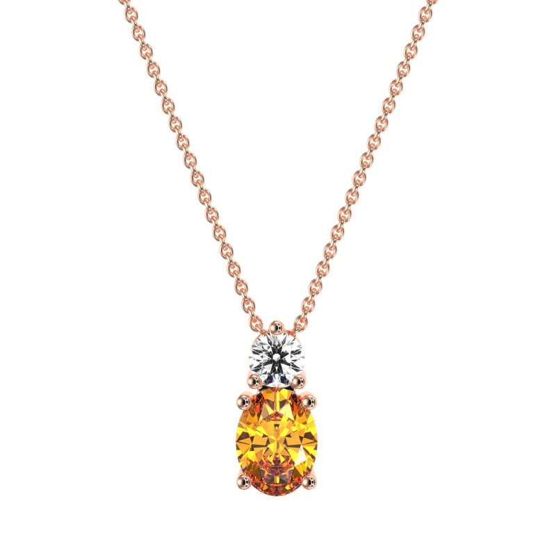 Round and Oval Classic Necklace
