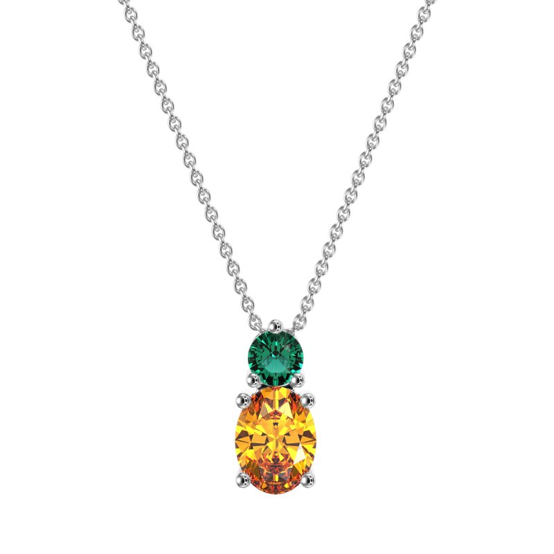 Round and Oval Classic Necklace