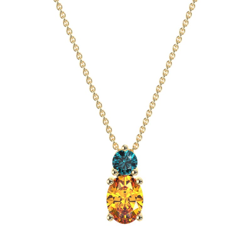 Round and Oval Classic Necklace