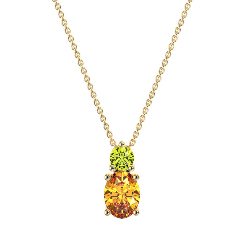 Round and Oval Classic Necklace