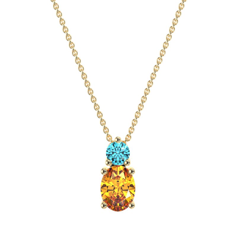 Round and Oval Classic Necklace
