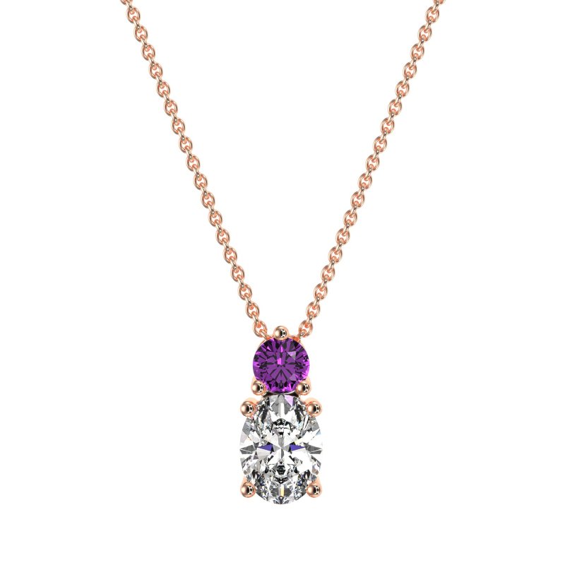 Round and Oval Classic Necklace