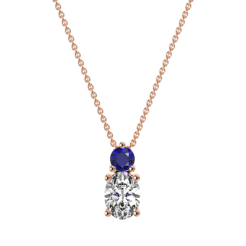Round and Oval Classic Necklace
