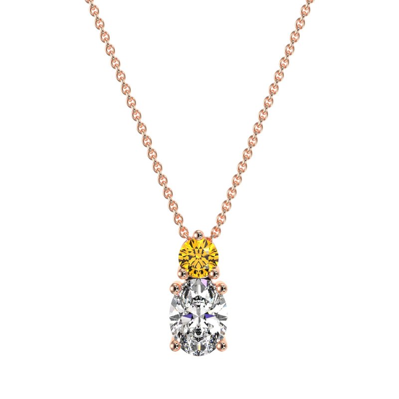Round and Oval Classic Necklace