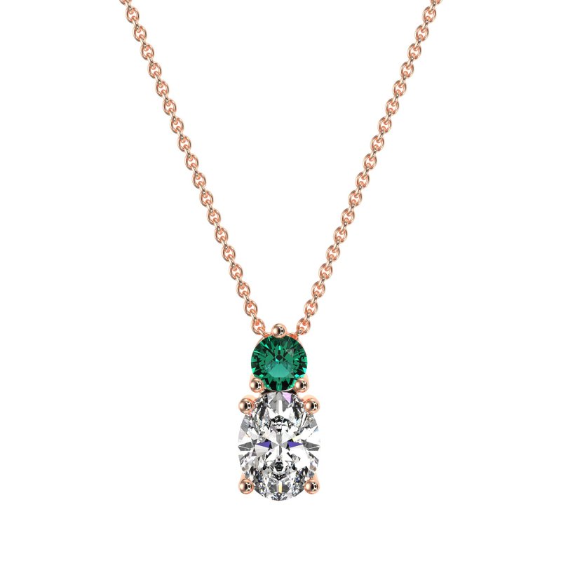 Round and Oval Classic Necklace