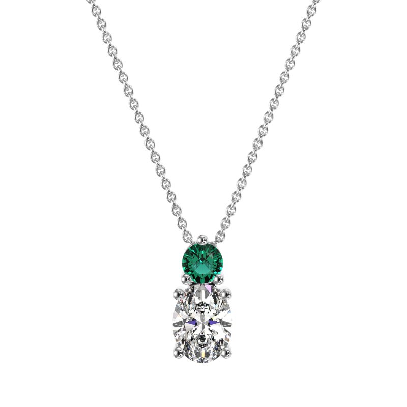 Round and Oval Classic Necklace