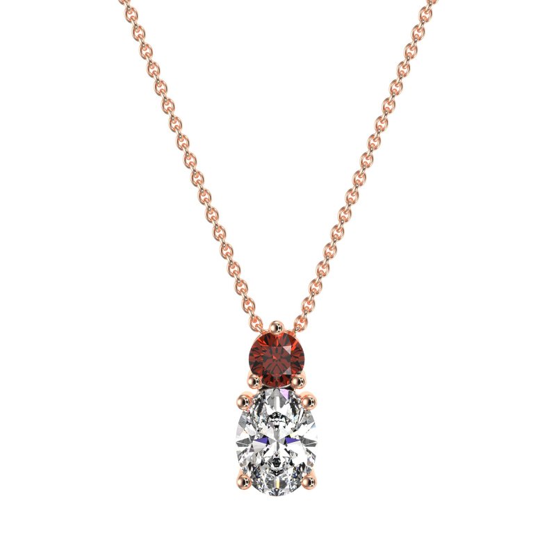 Round and Oval Classic Necklace