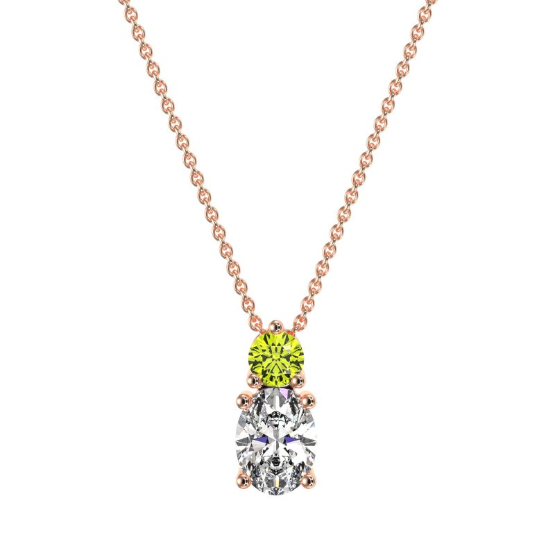 Round and Oval Classic Necklace