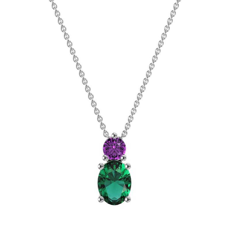 Round and Oval Classic Necklace
