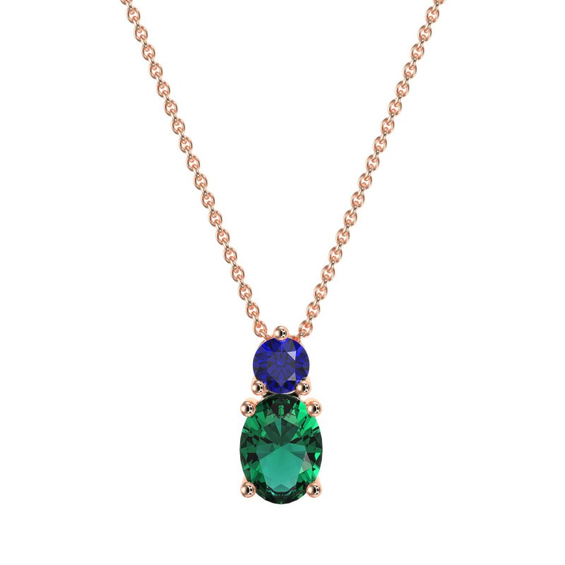 Round and Oval Classic Necklace