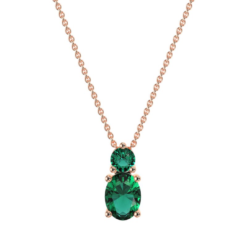 Round and Oval Classic Necklace