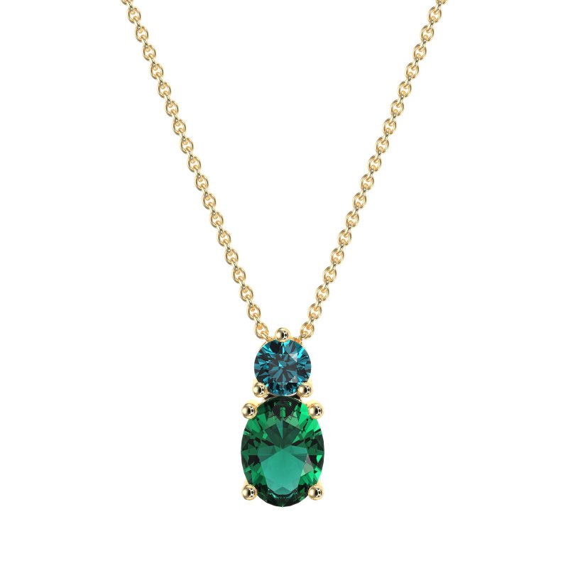 Round and Oval Classic Necklace