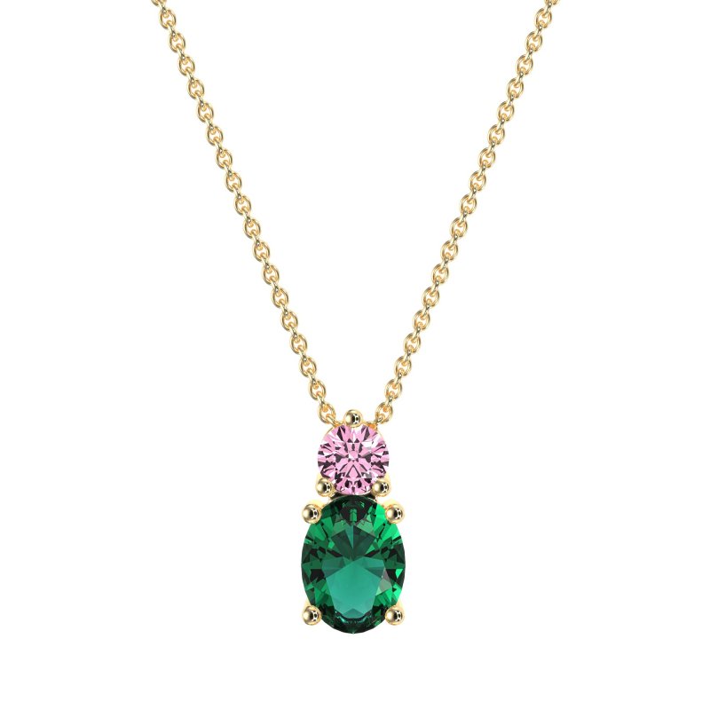 Round and Oval Classic Necklace