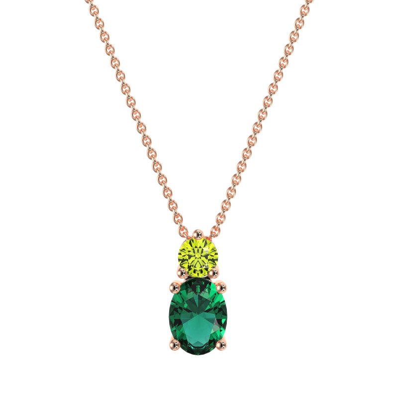 Round and Oval Classic Necklace