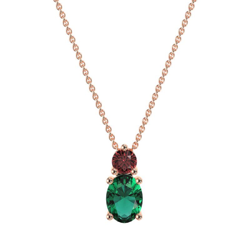 Round and Oval Classic Necklace