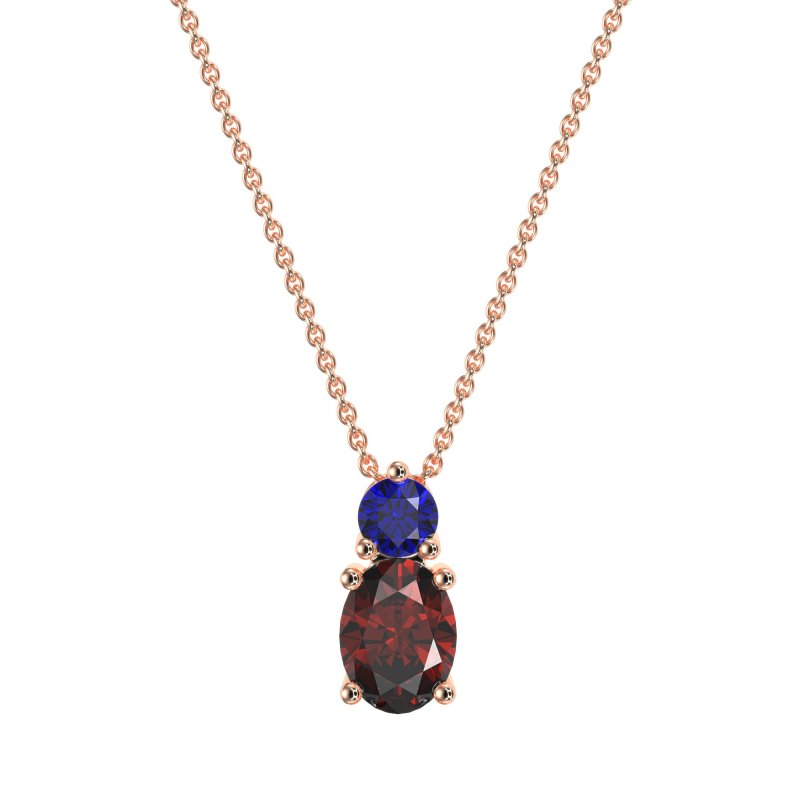 Round and Oval Classic Necklace