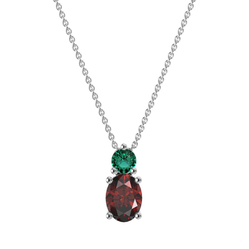 Round and Oval Classic Necklace