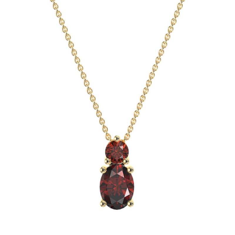 Round and Oval Classic Necklace