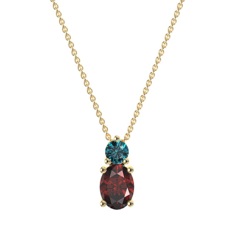 Round and Oval Classic Necklace