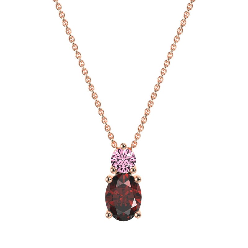 Round and Oval Classic Necklace