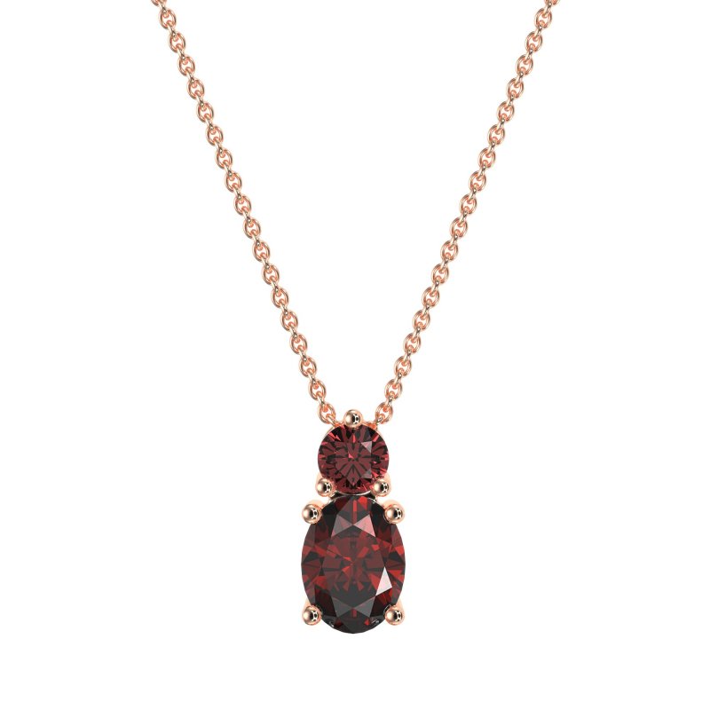 Round and Oval Classic Necklace