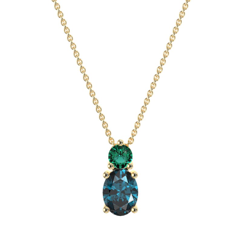 Round and Oval Classic Necklace
