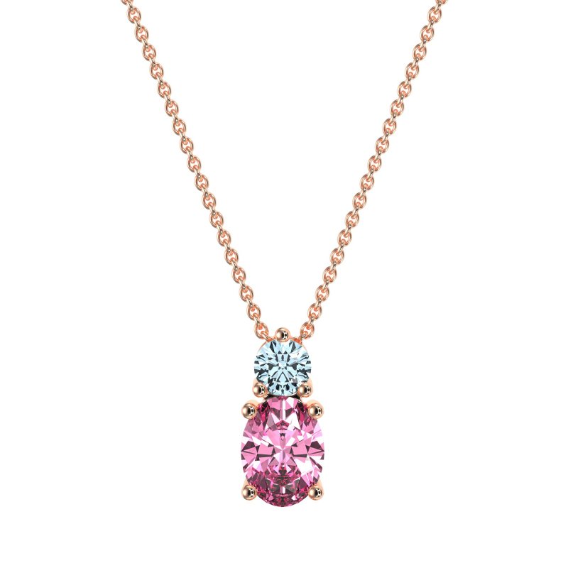 Round and Oval Classic Necklace